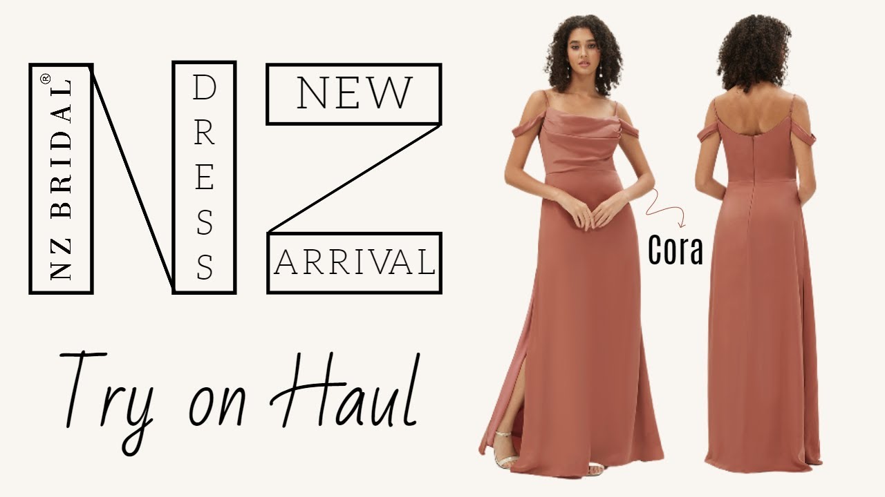 NZ Bridal | Cowl Neck Silk Satin Convertible Bridesmaid Dress👗