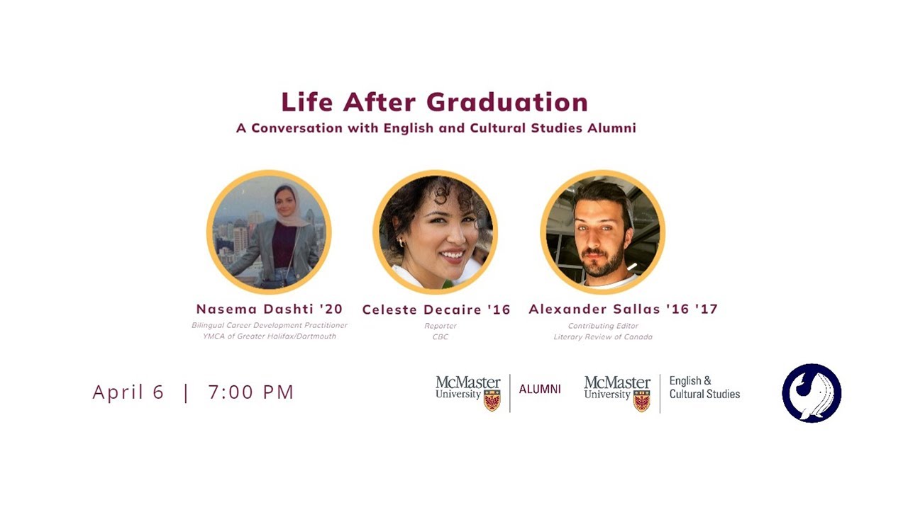 Image for Life After Graduation: A Conversation with English and Cultural Studies Alumni webinar