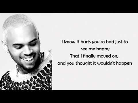 Chris Brown - Don't Check On Me ft. Justin Bieber, Ink (Lyrics Video)