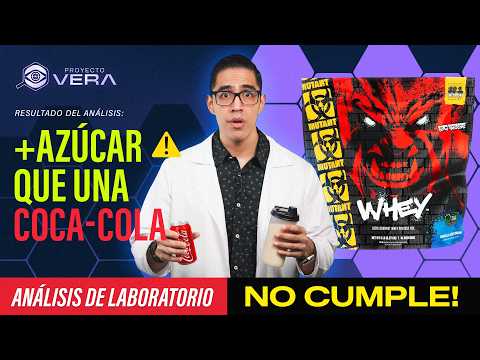 ANALICÉ la NUEVA MUTANT WHEY en LABORATORIO y tiene MÁS AZÚCAR que una COCA-COLA ⚠️ | Proyecto VERA