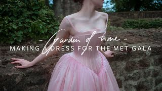 The Making of the Rose of Time Dress  I made a dress fitting the Met Gala Theme