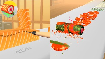 Sushi Roll 3D All Levels Gameplay Android/iOS #2