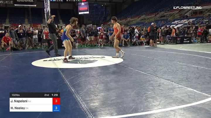 132 Lbs Rnd Of 32 Jack Napeloni New Jersey Vs Huds...