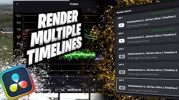 How to Render Multiple TIMELINES Davinci Resolve - EASY TUTORIAL