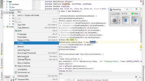 How to create a Audio Player using ListView and SeekBar in Android Studio
