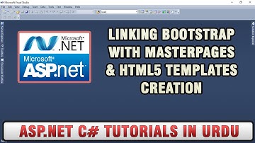 ASP.NET C# Tutorial In Urdu - Bootstrap with masterpages and HTML5 templates