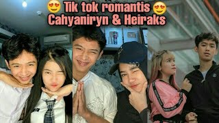 Tik tok Romantis Cahyaniryn & Heiraks bikin Baper😍