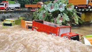 KEJEBAK BANJIR BANDANG DI AREA HEMPURAN MUSIM HUJAN‼️🔥RC TRUK TENGGELAM DI AIR