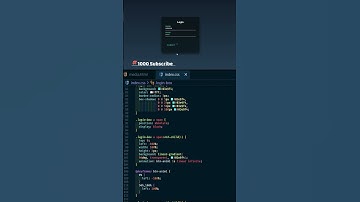 Login Form 🎴 #html #shorts #css #coding #programming