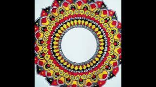 Mini mandala series,.#Music: Fugetta Musician: Ilya Truhanov URL: https://icons8.com/music/