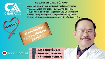 Tại sao khi bọc răng sứ, răng lại bị ê buốt? I NCS.ThS.BSCKII. Bùi Cúc
