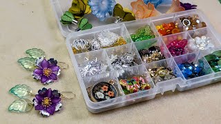 Organizing the JJB MMBB for April 2024 and making some wildflower earrings on the fly