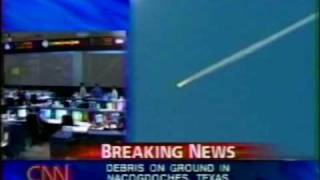 CNN  Coverage of STS-107 Part 19  (The Columbia Disaster)