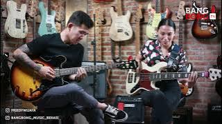 KEBALIK !!! WANDA OMAR NANTANGIN NGEJAM DADAKAN - KULIK GEAR WANDA OMAR , CARA MAIN PENTATONIK BASS