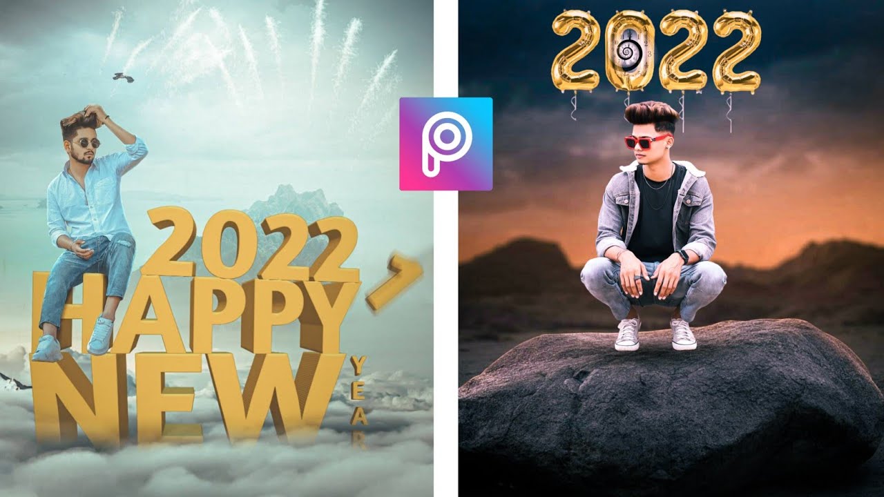 New Year 2022 Photo Editing | PicsArt Happy New Year photo Editing Tutorial  - YouTube