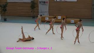 RSG Gruppe Nationalmannschaft Deutschland - 5 Reifen - v.1 / Rhythmische Sportgymnastik