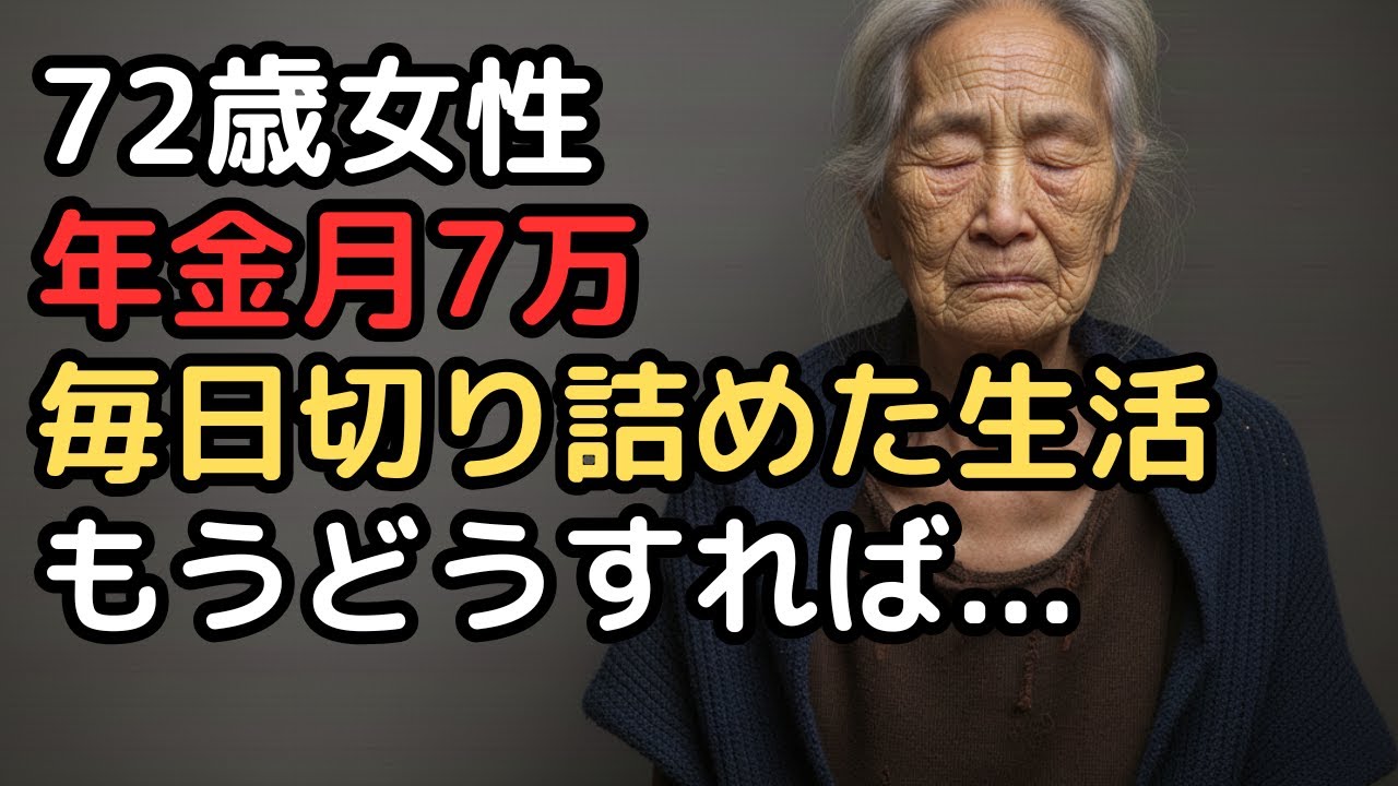 72歳女性、「年金だけでは生活できない」年金月7万円の残酷過ぎる現実