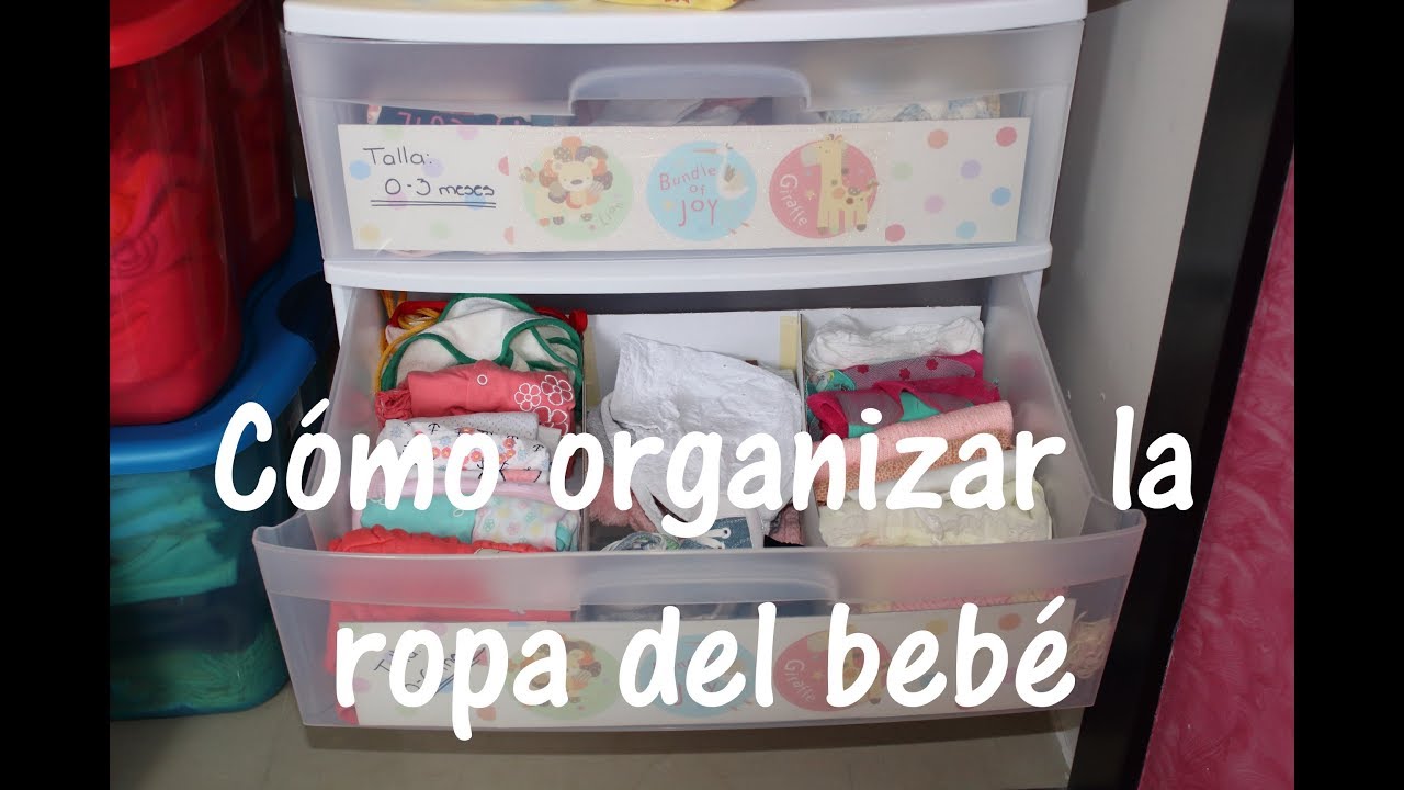 Alentar En particular palanca Cómo organizar la ropa del bebé DIY - YouTube