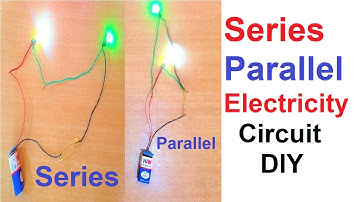 series circuit and parallel circuit working model making |  diy | howtofunda | electricity projects
