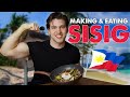 MAKING & EATING SISIG! COOKING FILIPINO FOOD! Recipes from the Philippines!