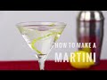 How Make a Martini | The Distilled Man