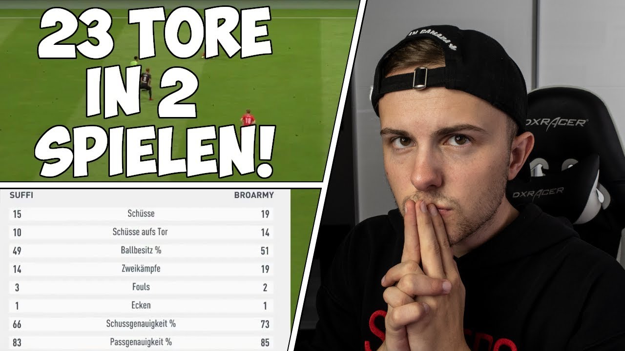 23 TORE in ZWEI WEEKEND LEAGUE SPIELEN 😂 FIFA 19 GamerBrother STREAM ...