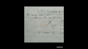 Class 9 Math Exercise 17.1 Q1 #practicalgeometry #ptbb #fbise_exams #construction #triangles #carvan