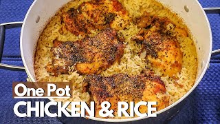 One Pot Oven Baked Chicken And Rice