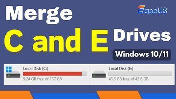 How to Merge C and E Drives in Windows 10/11