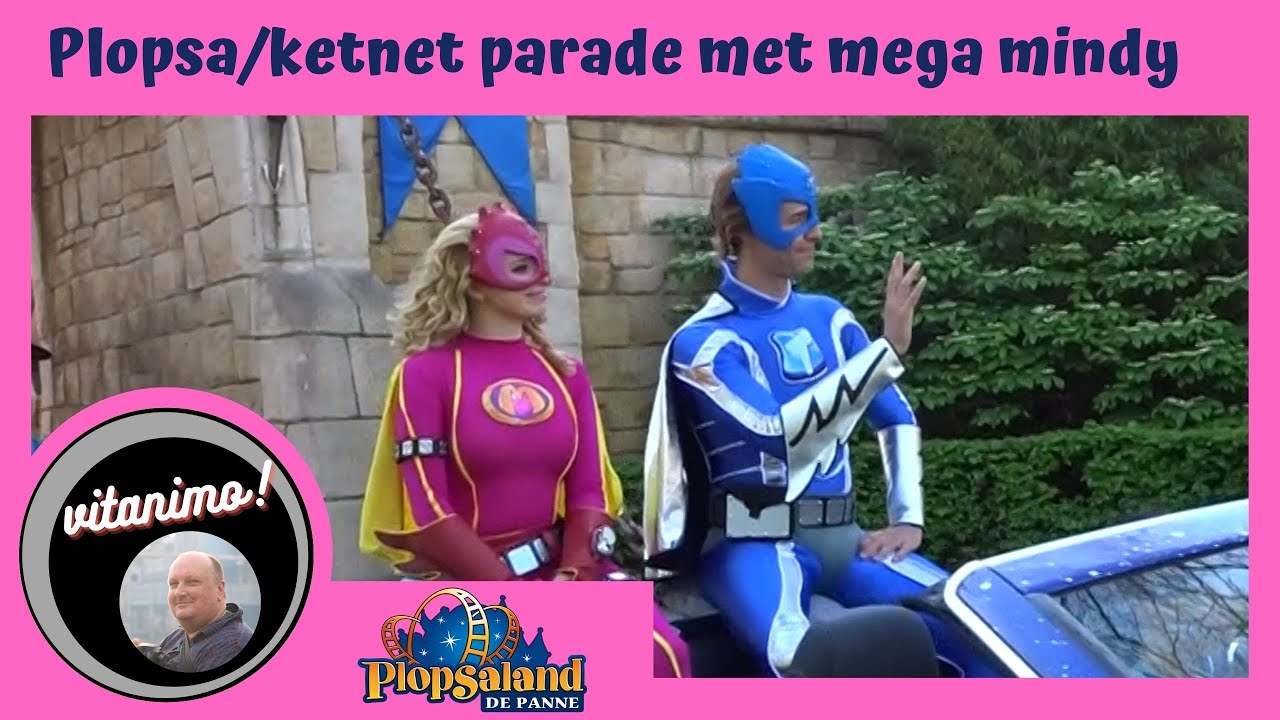 plopsa ketnet parade met mega mindy en mega toby @ plopsaland