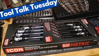 ICON Double box end ratchet wrench offset. **Tool Talk Tuesday**