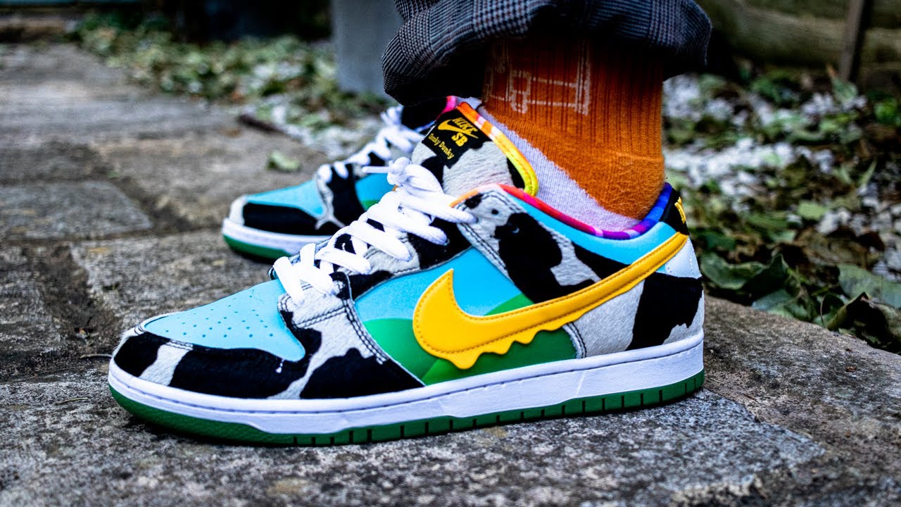 nike sb ben and jerry on feet