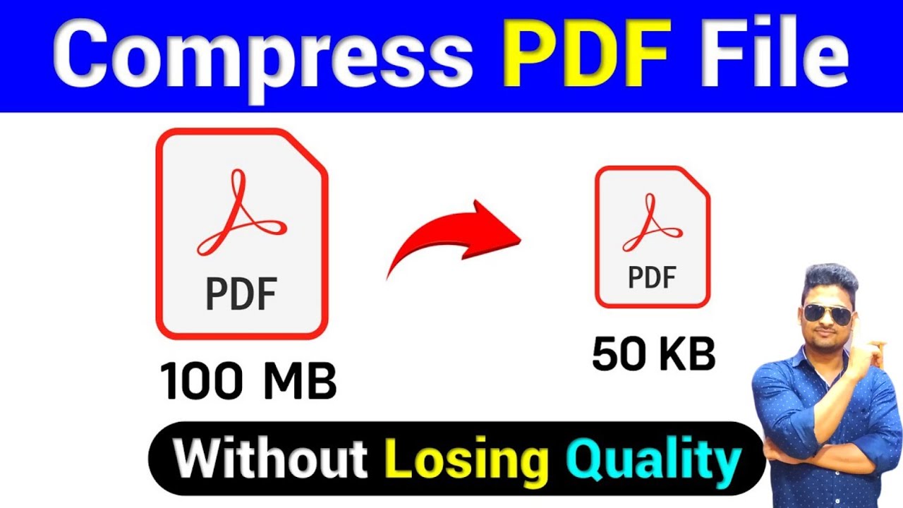 How to Compress PDF File Size ? Reduce PDF File Size l PDF File Ko ...