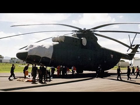 The Most Massive and Powerful Helicopter in the World - Mil Mi-26 Halo