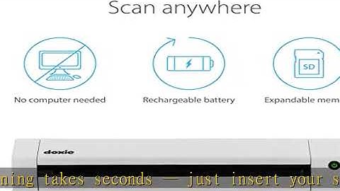 Doxie Go SE Wi-Fi - Simplify Going Paperless with The First Easy-to-Use Wireless Document & Photo S