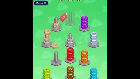 Nut Sort Puzzle Level 1101 - 1110 Walkthrough