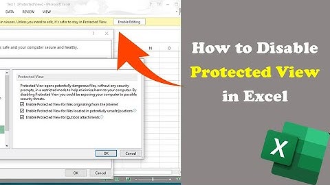 How to Disable Protected View in Excel (Step-by-Step Guide) | Excel Tech & Tricks