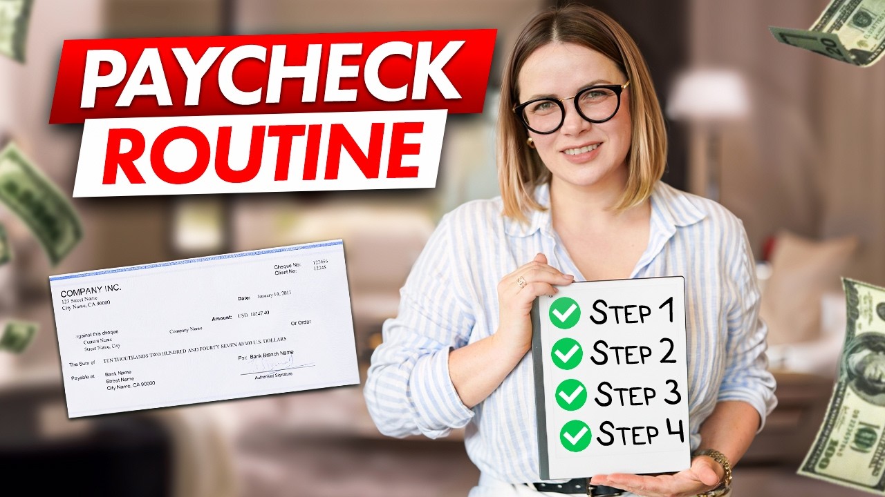 Do This EVERY Time You Get Paid. What to ACTUALLY Do With Your Money