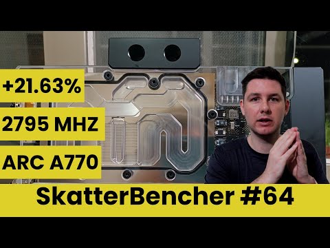 Intel Arc A770 Overclocked to 2795 MHz with ElmorLabs EVC2SE | SkatterBencher #64
