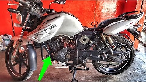 TVS apache RTR 180 Engine dismantling