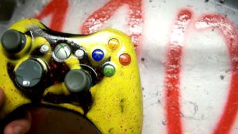 custom xbox 360 controller (biohazard)