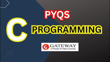 PYQ C PROGRAMMING | GATE CSE C PROGRAMMING | UGC NET C PROGRAMMING | GATE CSE 2003 CSE PYQ | GATEWAY