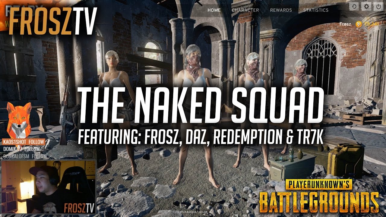 Naked Squad Melting People In Pubg Youtube