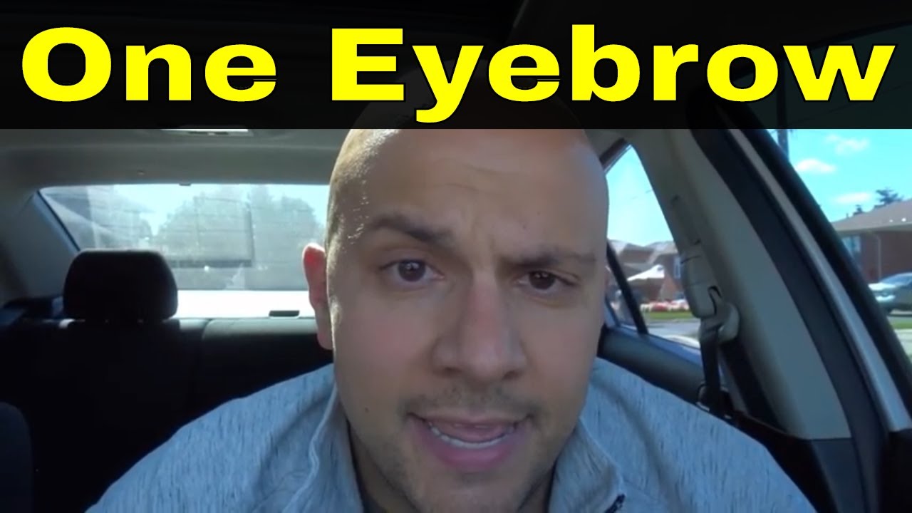 How To Raise One Eyebrow-Easiest Tutorial