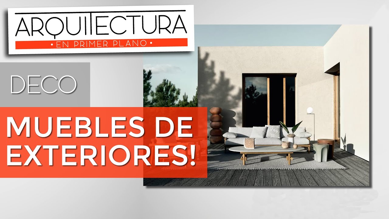 ✅ MUEBLES de EXTERIOR ✅ Jardín, parque, patio, balcón, terraza | MOBILIARIO RESISTENTE | PRIMAVERA