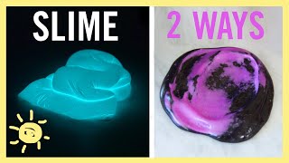 DIY | Glow in the Dark and Color Changing SLIME?!?!