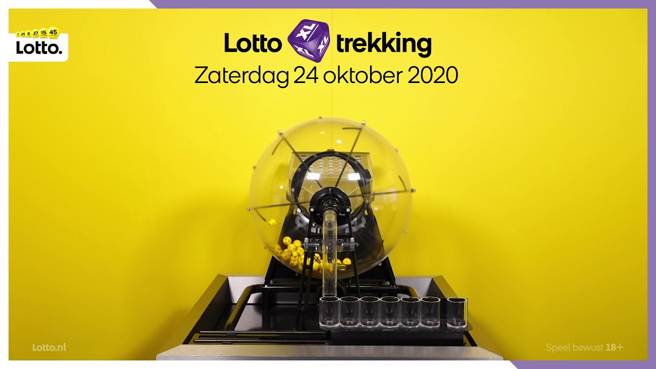 Lotto trekkingsuitslag 24 oktober 2020