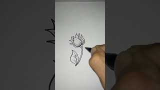 cara menggambar motif batik bunga, ragamhias flora #batik #ragamhias #motif #drawing #art #shorts