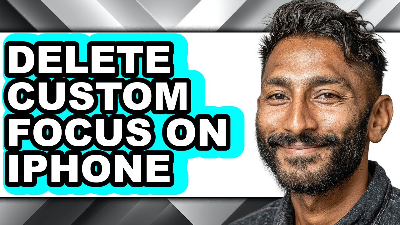 How to Delete Custom Focus on Iphone - Easy Guide - YouTube