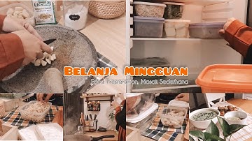 Belanja Mingguan || Food Preparation || Masak Menu Sederhana dan Simple